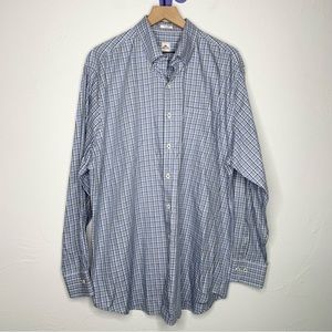 Peter Millar Blue Check Dress Shirt